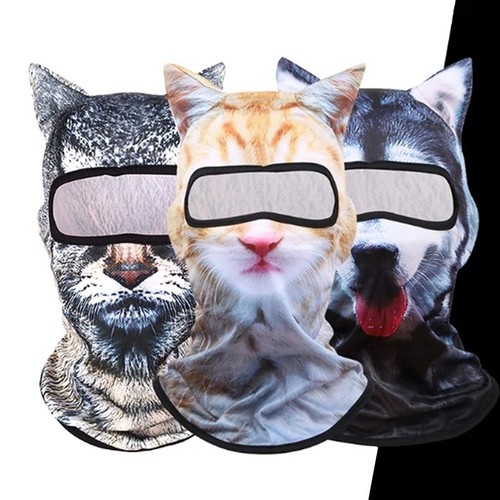 Cat animal ski - 3d, balaclava