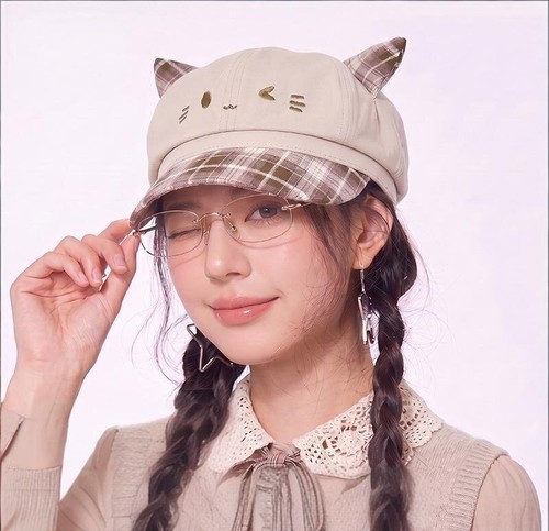 Autumn cute cat ear octagonal - autumn,