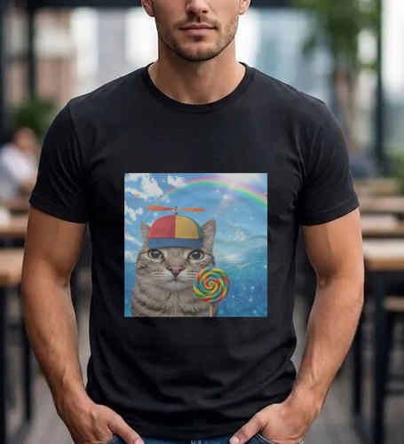 Cat with propeller hat - propeller,