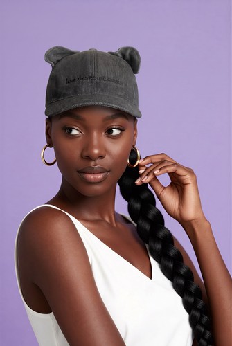 Women denim hat dark blue - women,