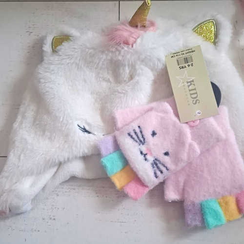 Kids girls unicorn hat - unicorn,