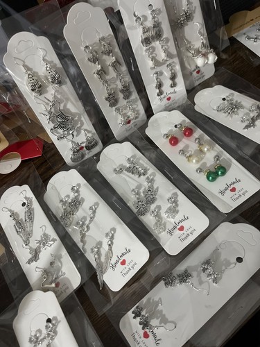 Pairs earrings studs mixed - pairs,