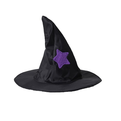 Reusable black cat wizard - reusable, hat
