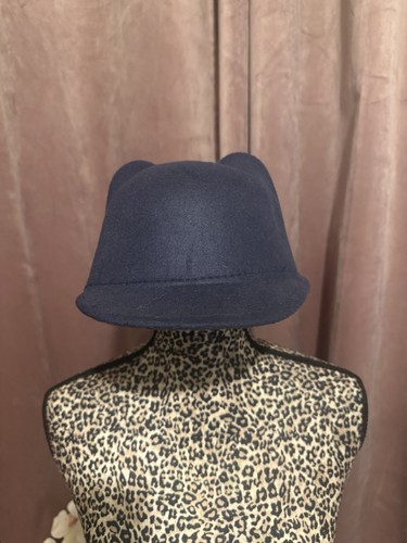 Navy blue bear - navy, cat
