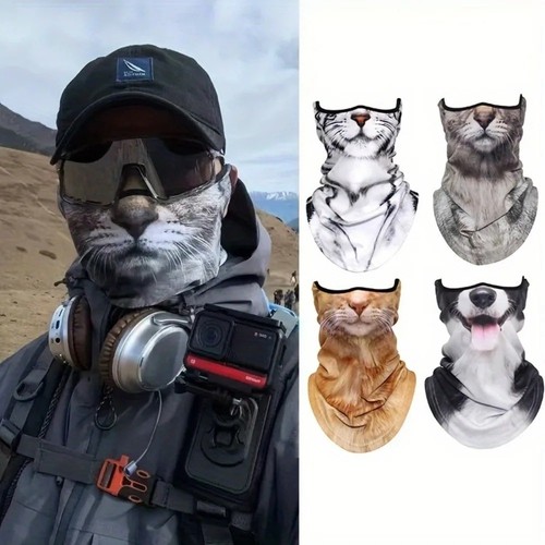 Animal balaclava cat dog - cat,