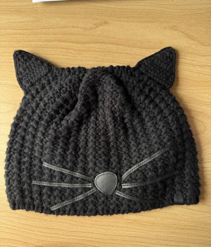 100 wool black - wool, beanie