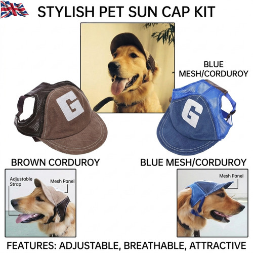 Pet dog sun hat windproof - pet,