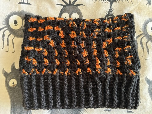 Handmade black orange - &,