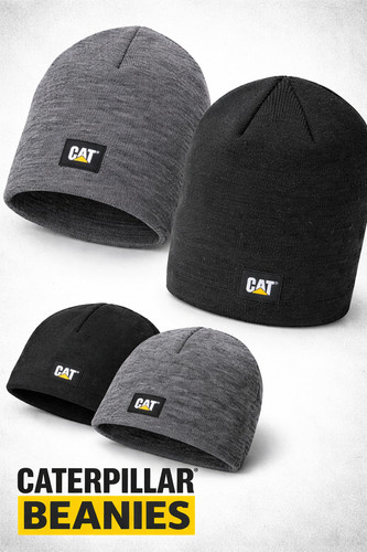 Mens cat logo beanie knitted - cat,