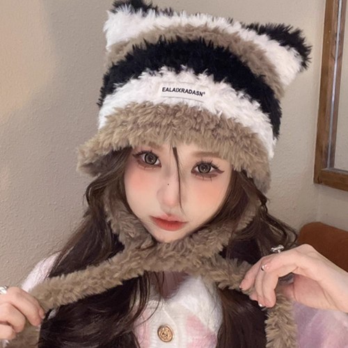 Contrast stripe women knitted - stripe,