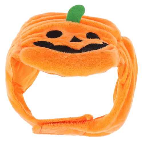 Orange pumpkin pet hat - pet,