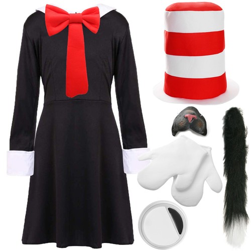 Girls cat hat costume set - cat,