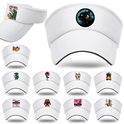 Printed sun visor adjustable - printed,