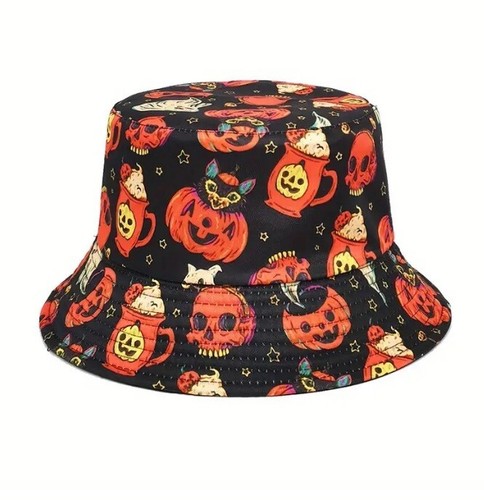 Halloween sugar skull bucket - skull,