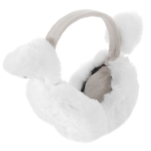 White cute cat ears - white,